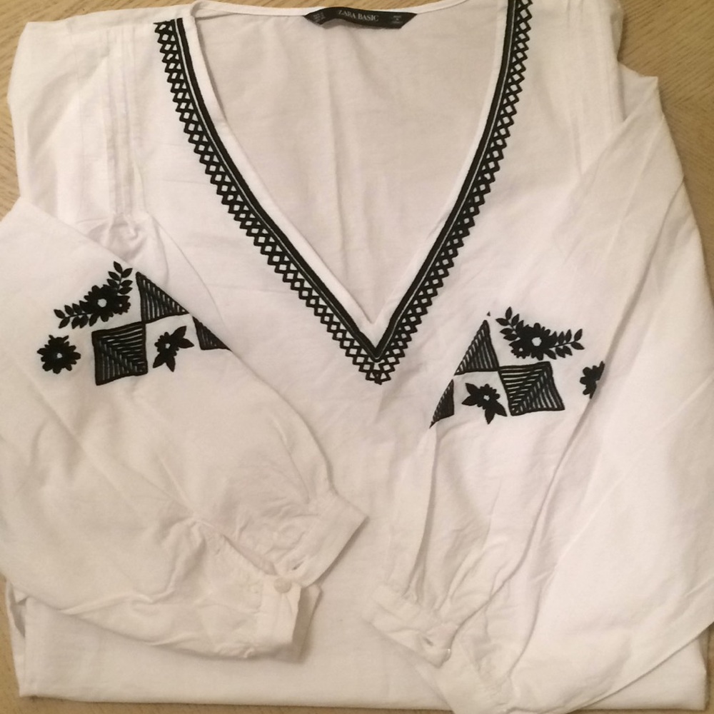 ZARA basic shirt , white, new